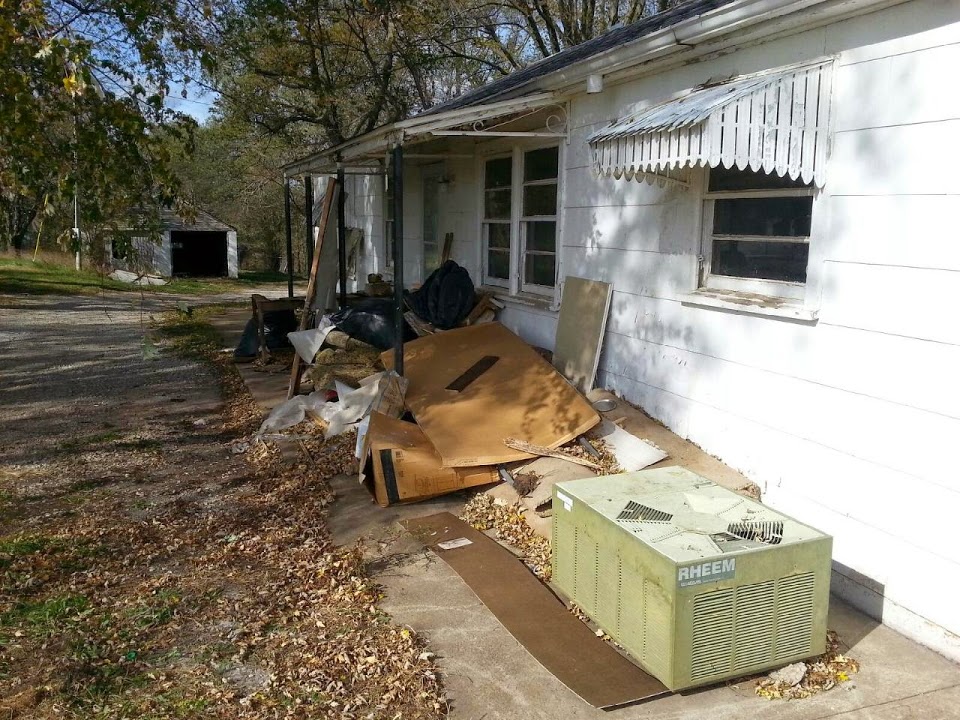 Couch and air conditioning removal